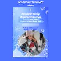 Free PSD winter template design