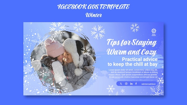 winter template design