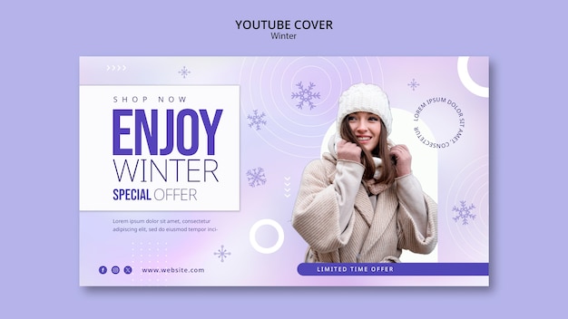 Winter template design