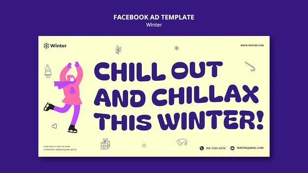 Winter template design