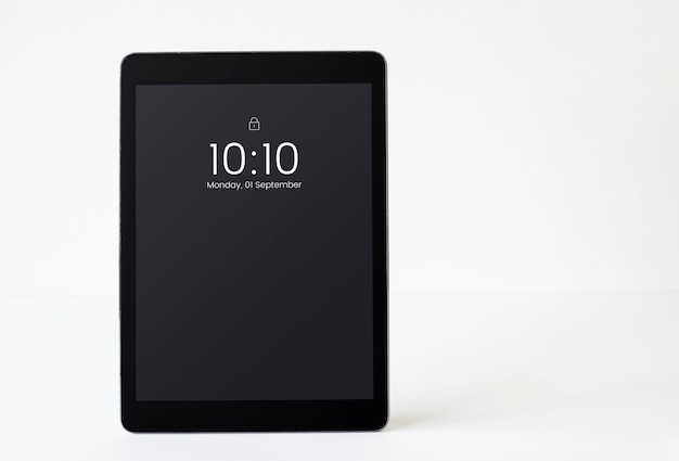 Wireless tablet screen mockup template