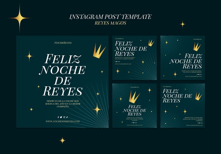 Free PSD the wise men  instagram posts