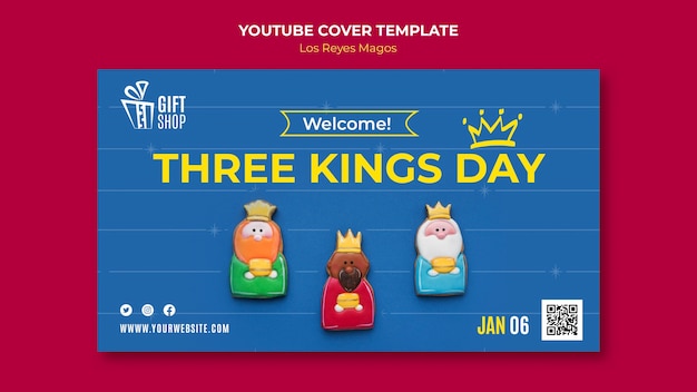 Free PSD the wise men youtube cover template