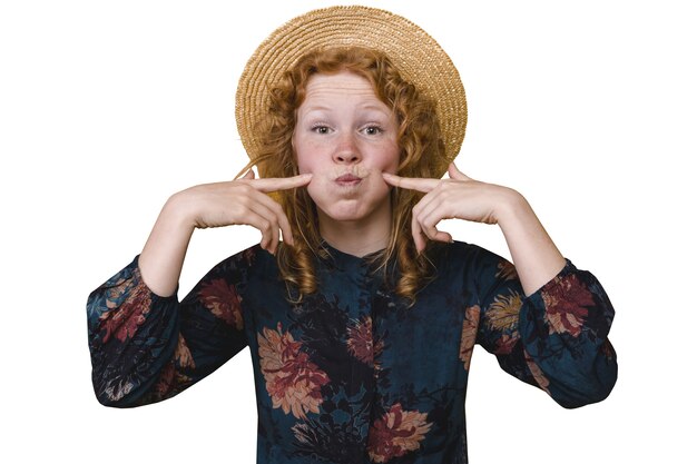 woman portrait isolated