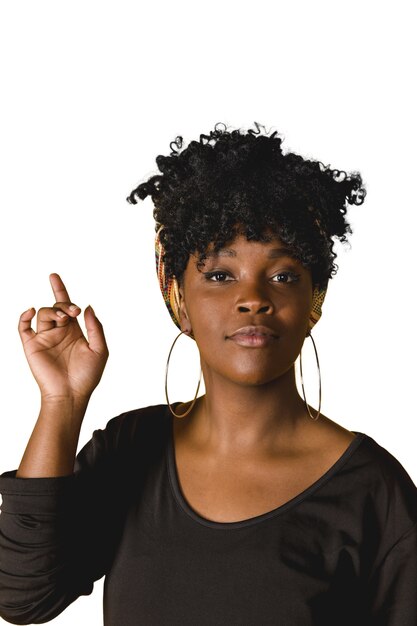 woman portrait isolated