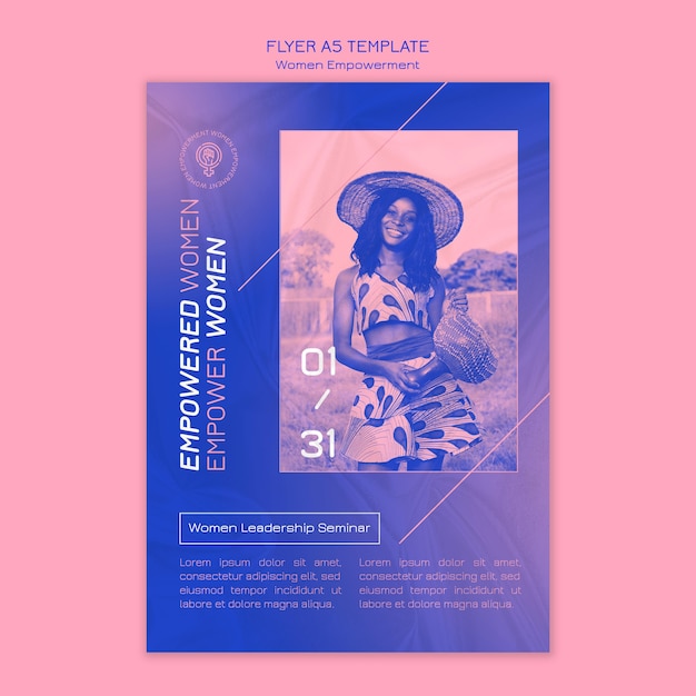 Women Empowerment Flyer Template – Free PSD Download