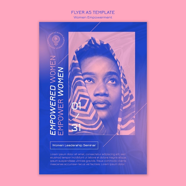 Free PSD Women Empowerment Flyer Template Download