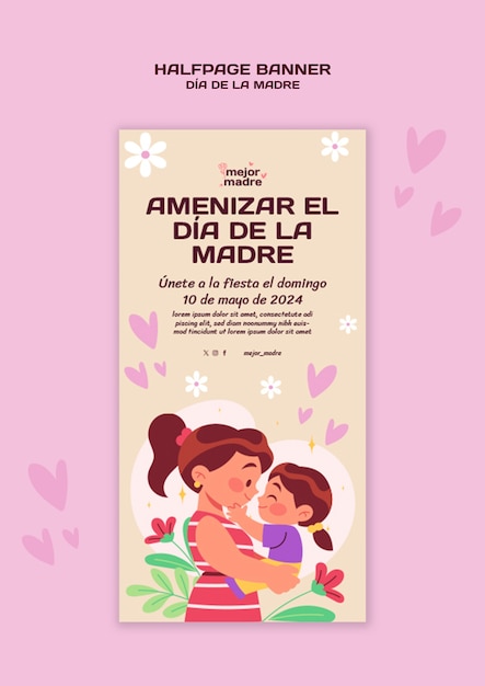 Free PSD women's day celebration banner template