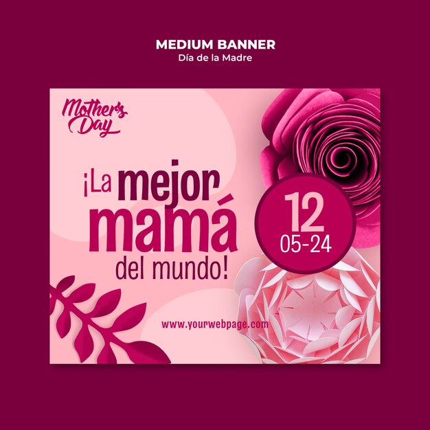 Women's day celebration banner template