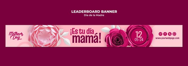 Women's day celebration banner template