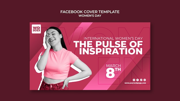 Women's day celebration facebook cover