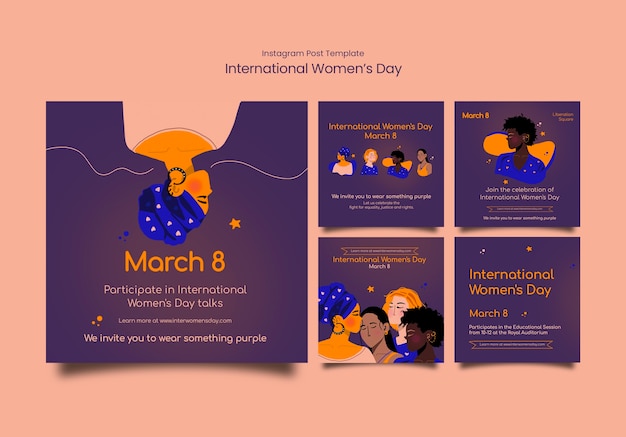 Women's day celebration instagram posts