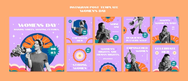 women's day celebration  instagram posts