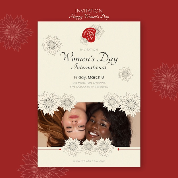 Women's day celebration invitation