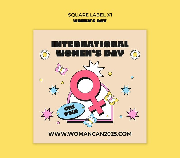 women's day celebration template