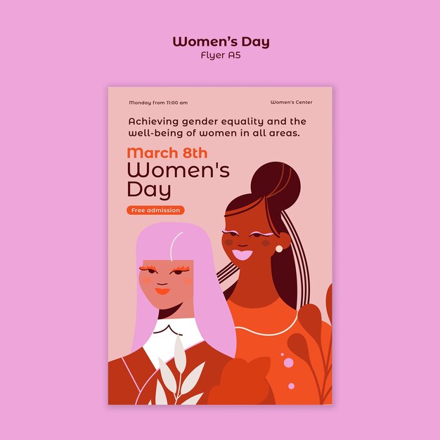 women's day celebration template