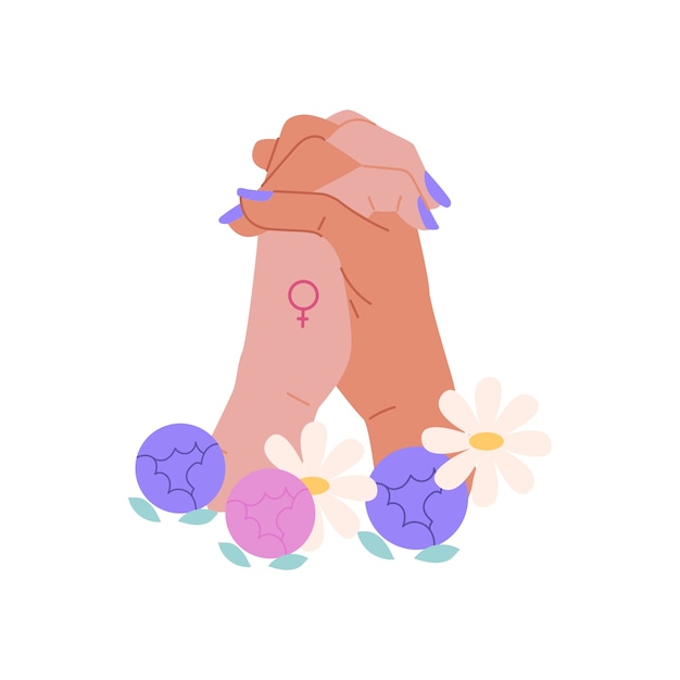 Free PSD women's day icon illustration