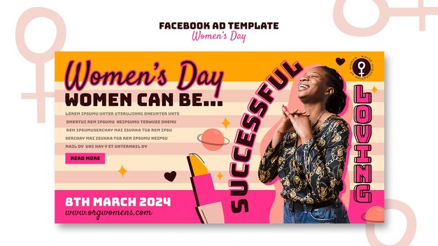 women's day template design