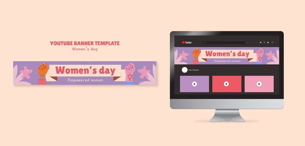 女性の日のテンプレートデザイン