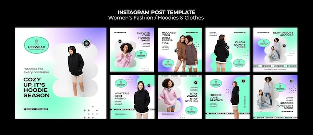 PSD gratuito design del modello di moda femminile