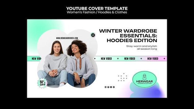 PSD gratuito design del modello di moda femminile