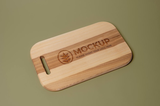 Design mock-up tagliere in legno