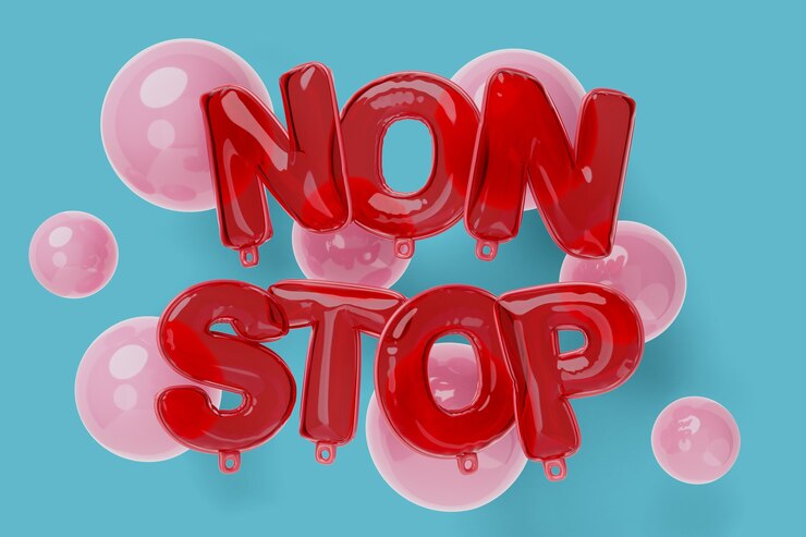 मुफ़्त PSD words with abc balloons background