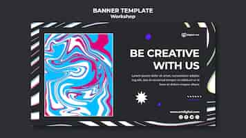 Free PSD workshop banner template