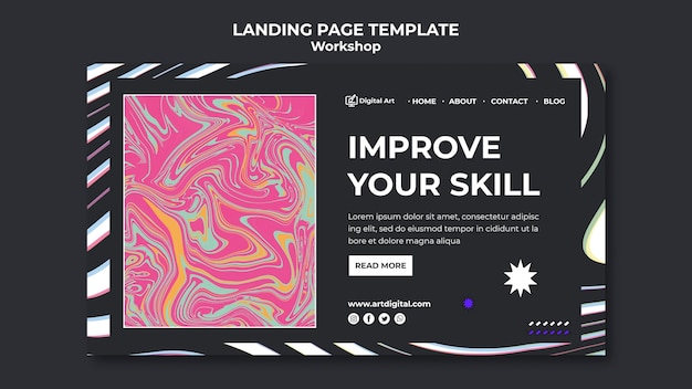 Workshop landing page