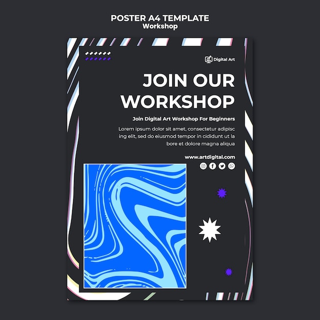 Workshop poster template