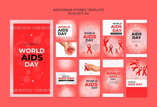 Progettazione del modello della giornata mondiale contro l'aids