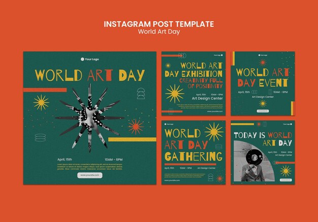 world art day celebration instagram posts