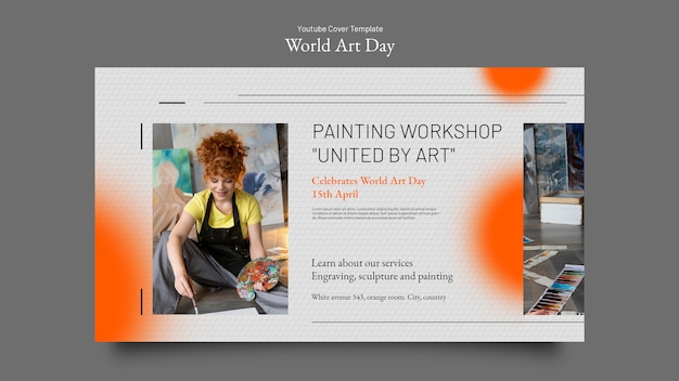 World art day celebration youtube cover