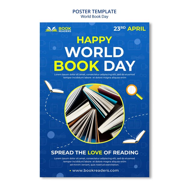 World book day celebration poster