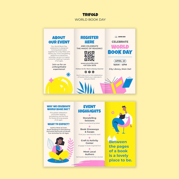 world book day celebration template