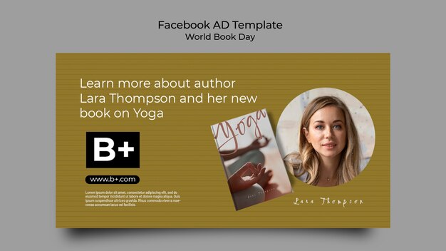 world book day facebook template
