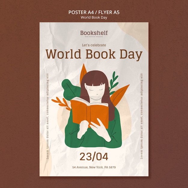 world book day template design