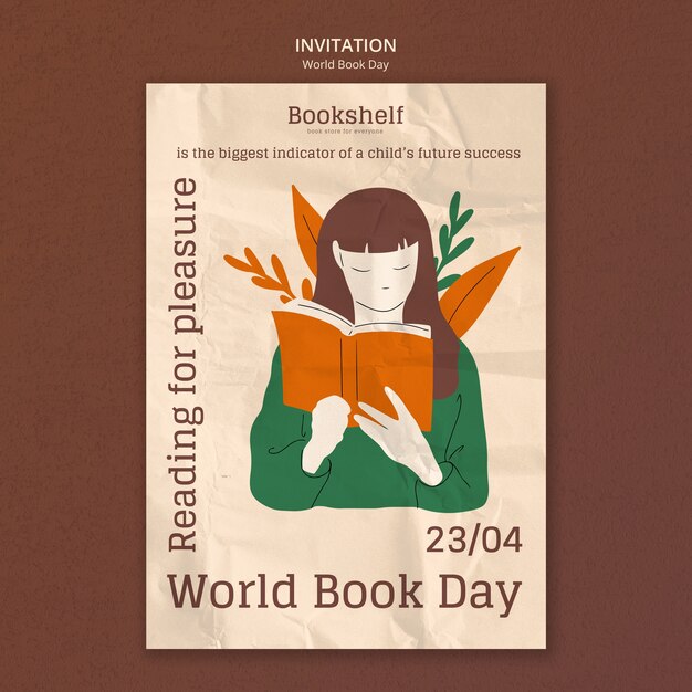 world book day template design