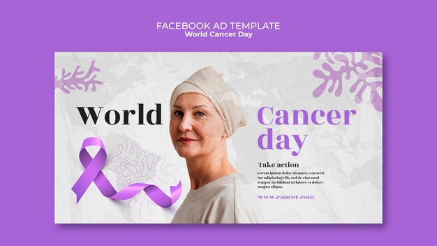 World cancer day facebook template