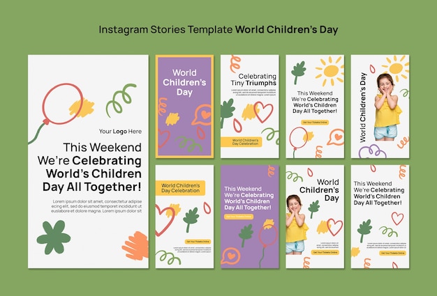 World children's day  instagram stories