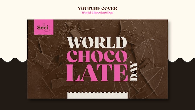 Copertina di youtube per la celebrazione della giornata mondiale del cioccolato