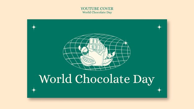 world chocolate day youtube cover template