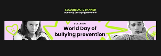 Free PSD world day of bullying prevention banner