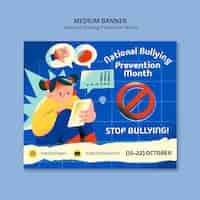 Free PSD world day of bullying prevention banner