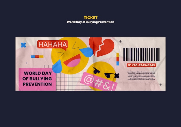 Free PSD world day of bullying prevention  ticket