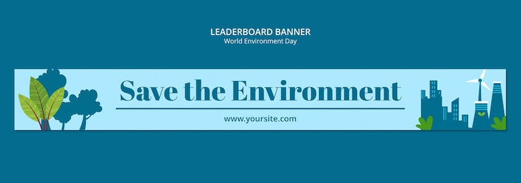 मुफ़्त PSD world environment day template design