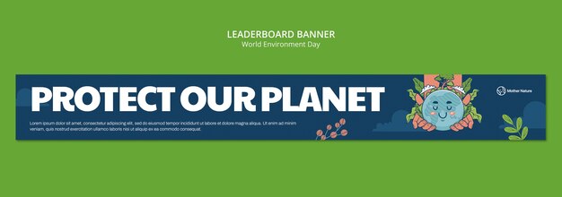 World environment day  template design