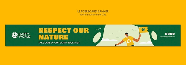 PSD gratuito world environment day template design