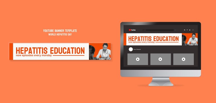 Free PSD world hepatitis day template design