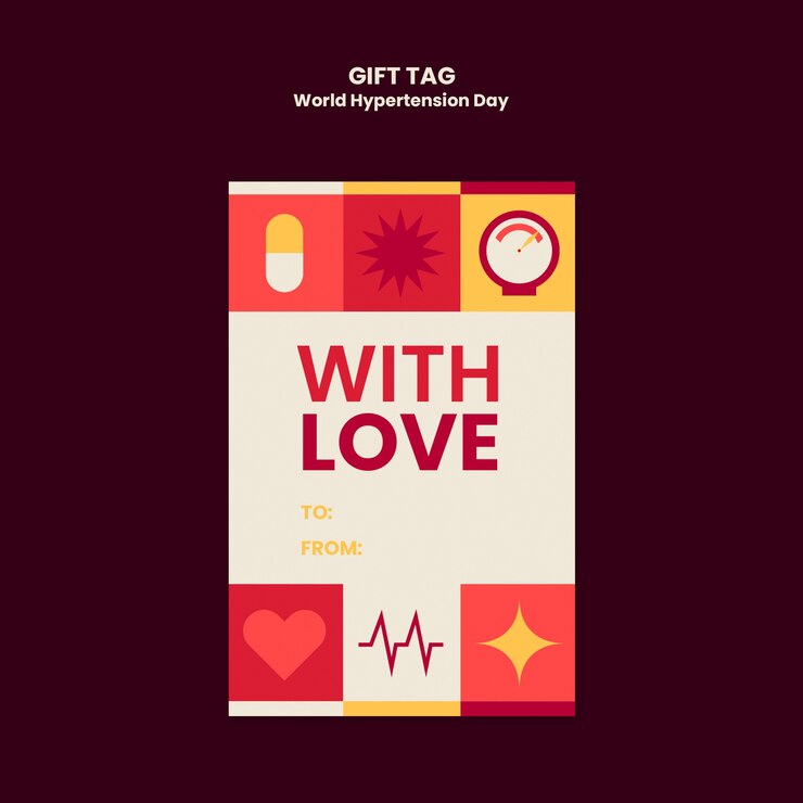 Free PSD world hypertension day awareness template